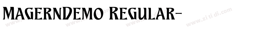 MagernDemo Regular字体转换